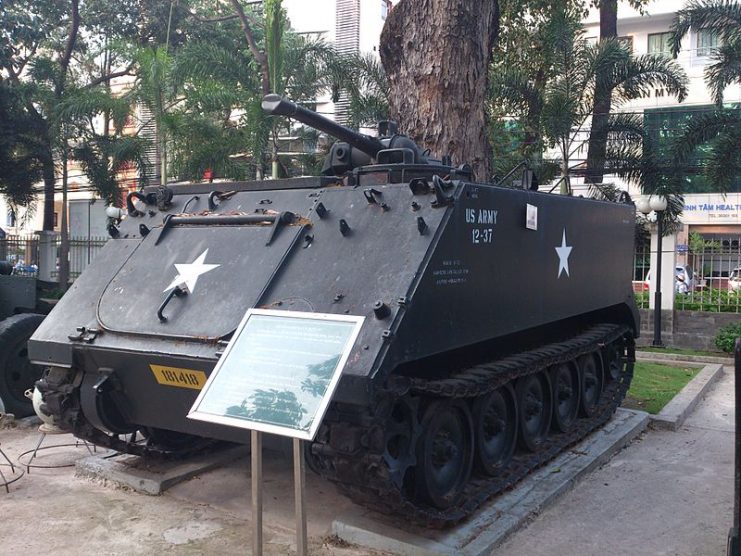 M132 Armored Flamethrower being on display at the War Remnants Museum.Photo: Panda 51 CC BY-SA 3.0