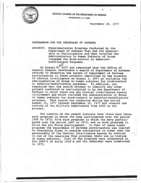 FOI 2010-05-11 release about secret CIA program MKULTRA