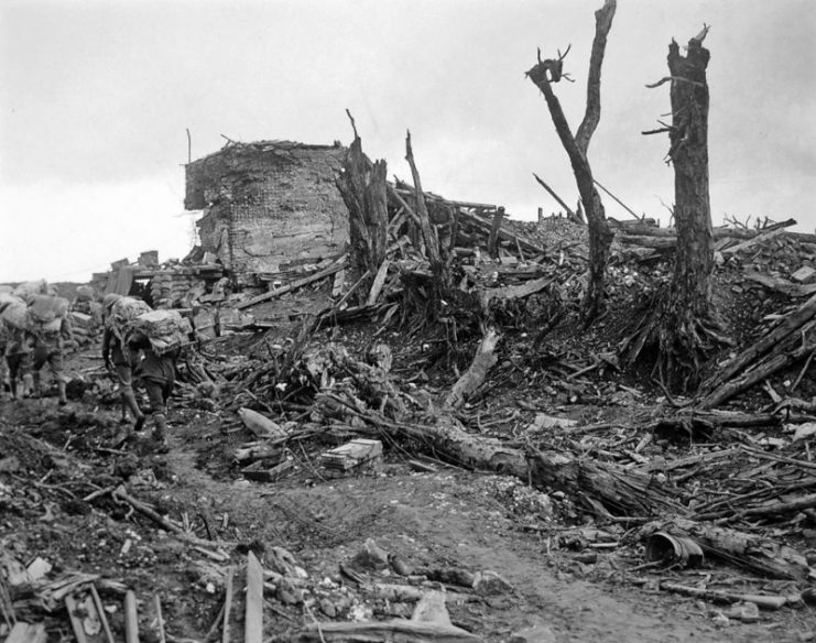 “Gibraltar” blockhouse in Pozieres on 28 August 1916.