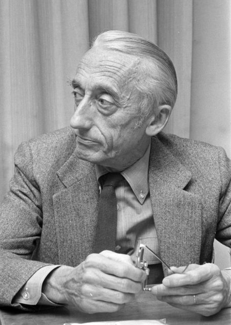 Jacques-Yves Cousteau in 1972