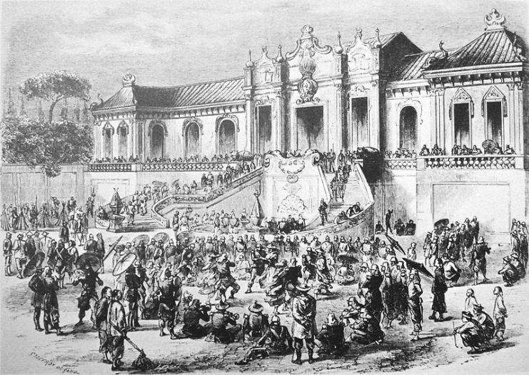 Looting of the Old Summer Palace by Anglo-French forces in 1860