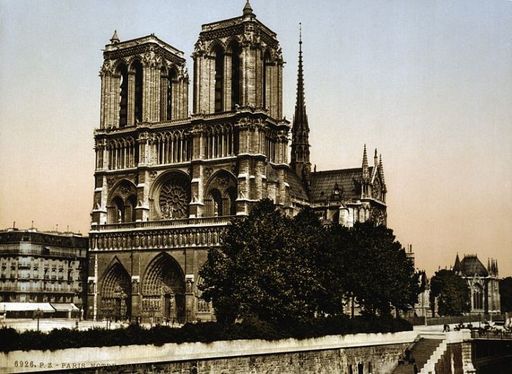 Notre Dame, Paris, France, ca. 1890-1900