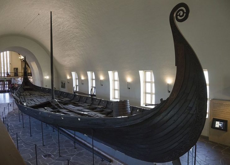 The Oseberg ship (Viking Ship Museum, Norway).Photo: Peulle CC BY-SA 4.0