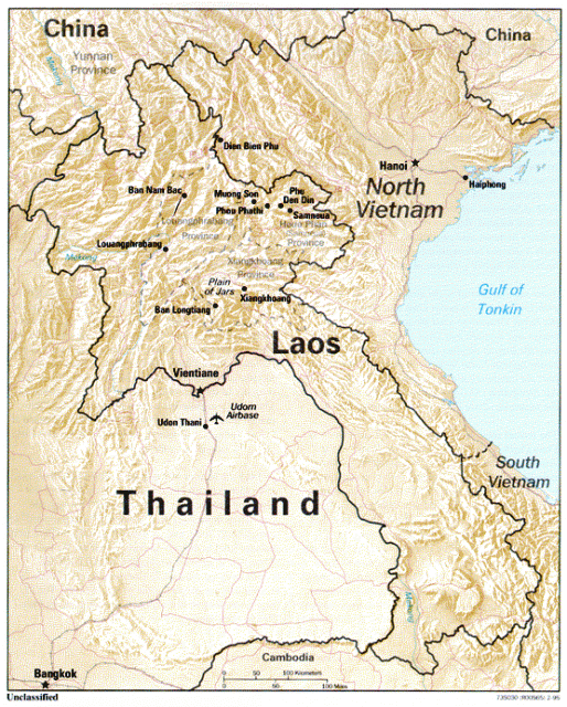 Phou Pha Thi, in northeastern Laos, the site of a U.S. TACAN facility known as Lima Site 85.