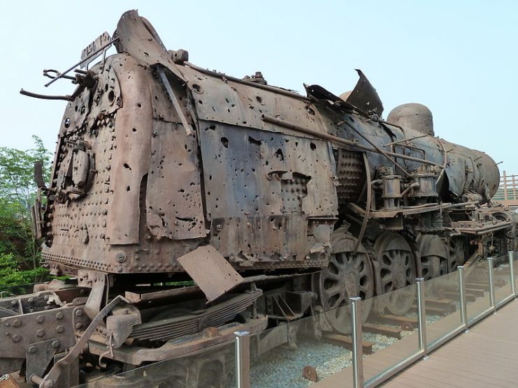This steam locomotive is a symbol of the tragic history of the division into North and South Korea, having been left in the DMZ since it got derailed by bombs during the Korean War. Photo: Dushan Hanuska CC BY-SA 2.0