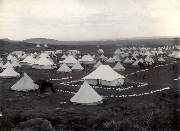 Tents in the Bloemfontein concentration camp