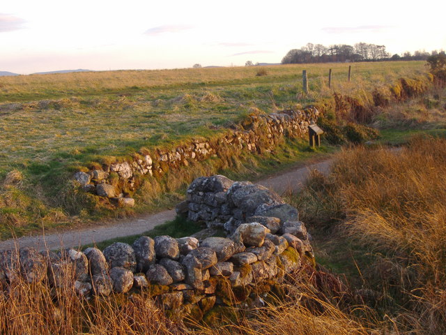 The Well of the Dead; modern remains of the park wall on Jacobite right.Photo: Euan Nelson CC BY-SA 2.0