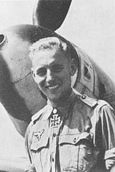 Then-Leutnant Erich Hartmann, c. 1944