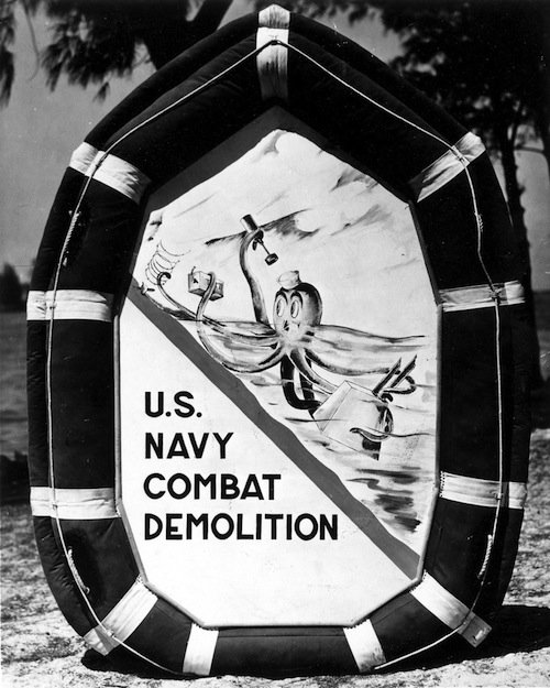 U.S. Naval Combat Demolition insignia.