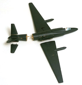 Wooden U-2 model