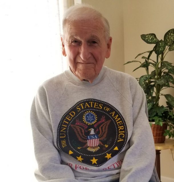 Whitehead enlisted in the U.S. Navy while in high school in Springfield, Missouri, in 1945. He trained as a medical corpsman and served overseas during WWII. He later completed his military career in Air Force. Courtesy of Jeremy P. Amick