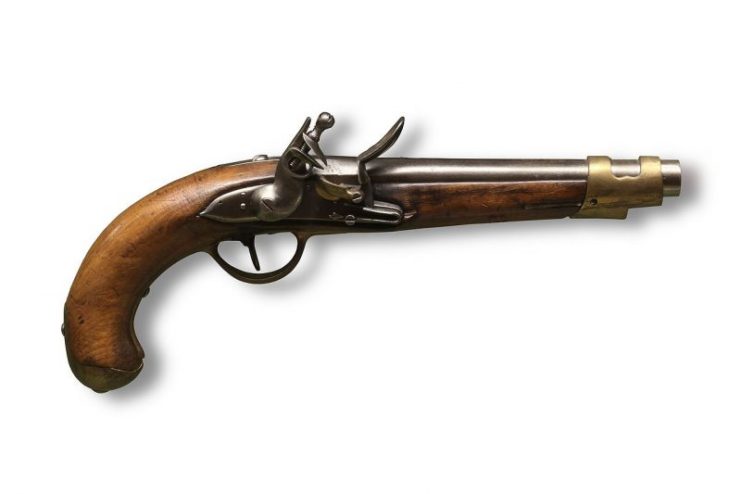 French flintlock pistol circa 1790–1795. Photo: Rama CC BY-SA 2.0 fr