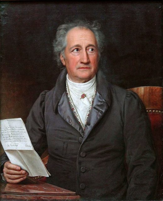 Johann Wolfgang von Goethe.1828