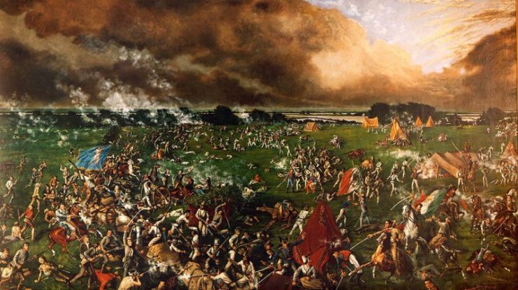 The Battle of San Jacinto (1895 painting by Henry McArdle)