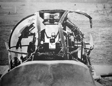 Lancaster-bomber-rear-turret-after-battle-damage.jpeg