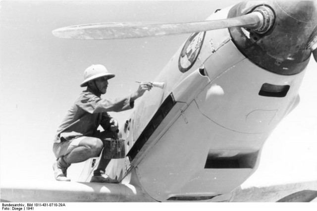 Nordafrika, Flugzeug Messerschmitt Me 109