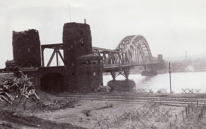 Ludendorff Bridge at Remagen the ONLY bridge across the Rhine river