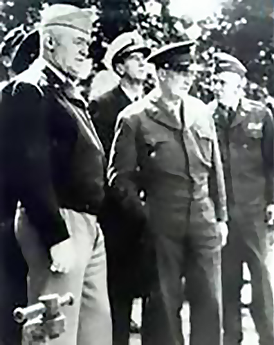 photo Arnold I, Hap Arnold Eisenhower D-Day+6-c