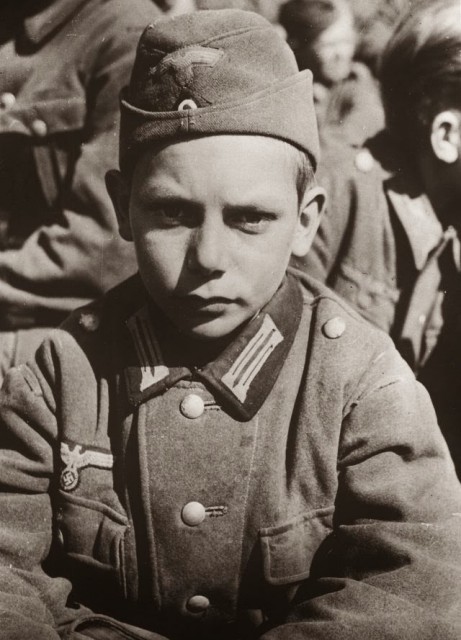 NEVER forget the child soldiers. Facts & sad images of their fight… (some images may be disturbing) 13_year_old_german_pow_captured_1945-461x640