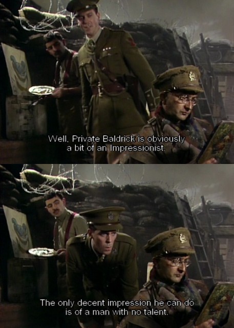 Blackadder Goes Forth - 13 Of The Best Quotes!