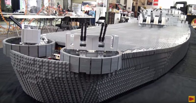 biggest lego ship in the world