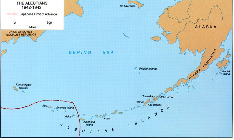 Aleutian Islands Map War History Online