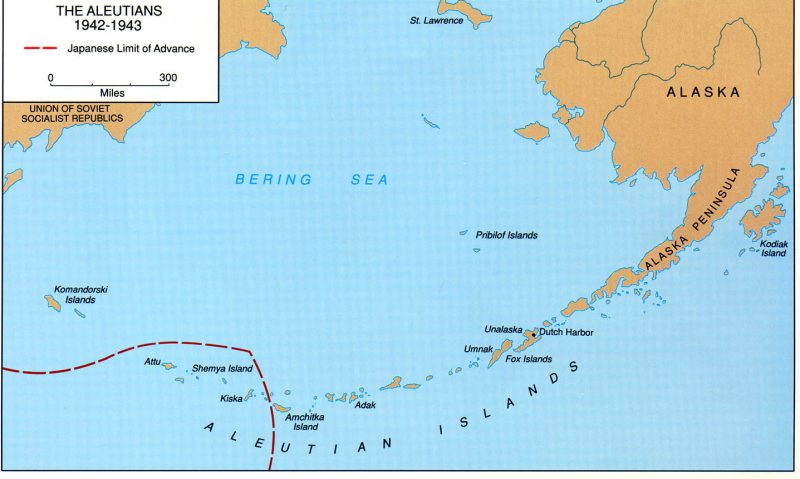 aleutian islands on map Aleutian Islands Map War History Online aleutian islands on map