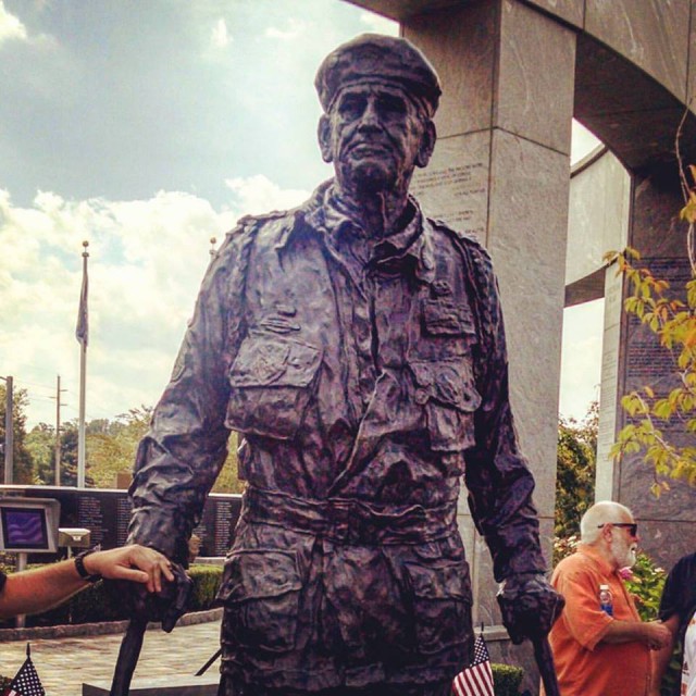 ‘Wild Bill’ Guarnere Easy Company Band of Brothers Statue Dedicated