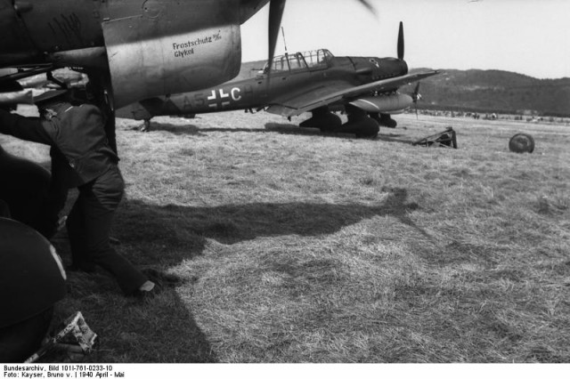 Norwegen, Flugzeug Junkers Ju 87