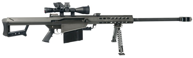 A Barrett M82A1 used by Kremer to make his record shot