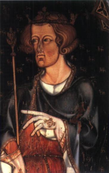 Portrait in Westminster Abbey, thought to be of Edward I (Wikipedia)