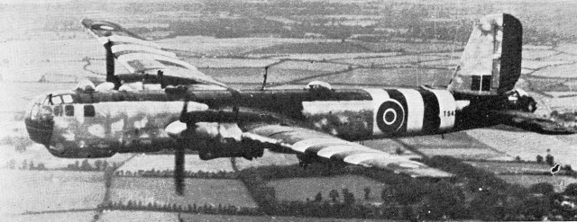 the He 177 A-5 (Geschwaderkennung code of F8 + AP from 6./KG 40) that had been taken from Toulouse-Blagnac airfield in September 1944. Repainted with British markings and given the serial TS439.[50] Used purely for evaluation purposes.