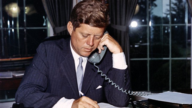 http://a.abcnews.go.com/images/Politics/ht_john_f_kennedy_telephone_ll_120921_wmain.jpg President John F. Kennedy
