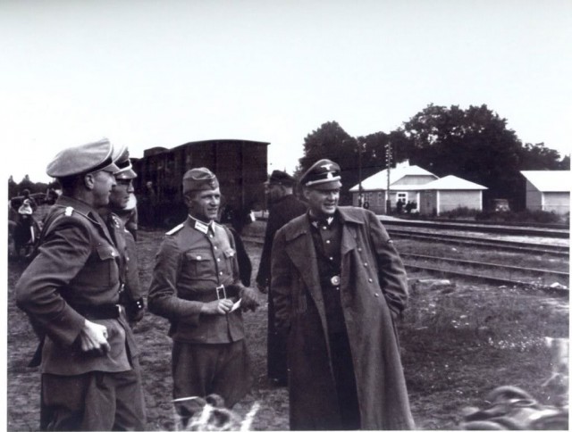 Himmler's henchman and death camp architect Odilo Globocnik at Sobibor.