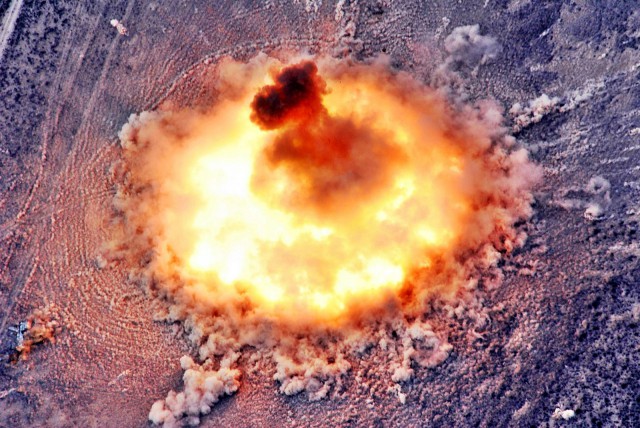 Detonation of the last BLU-82 "Daisy Cutter"