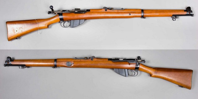 Short Magazine Lee Enfield Mk I (1903), UK. Caliber .303 British. From the collections of Armémuseum (Swedish Army Museum), Stockholm.