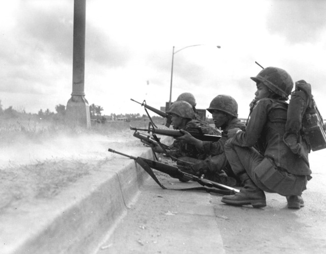 ARVN Rangers defending Saigon in 1968 Battle of Saigon