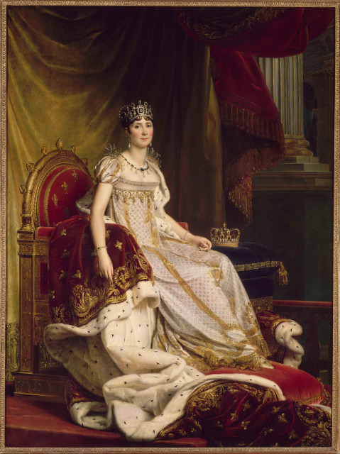 Joséphine in her coronation costume by Baron François Gérard