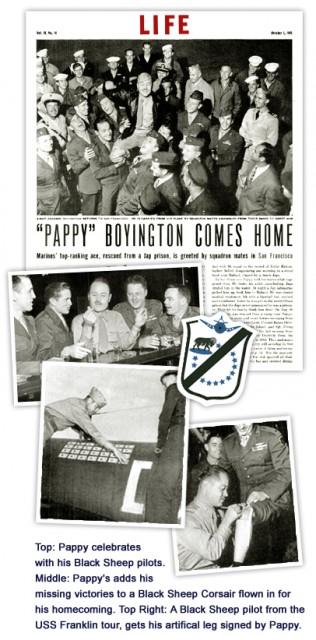 Pappy's Return as covered by Life Magazine