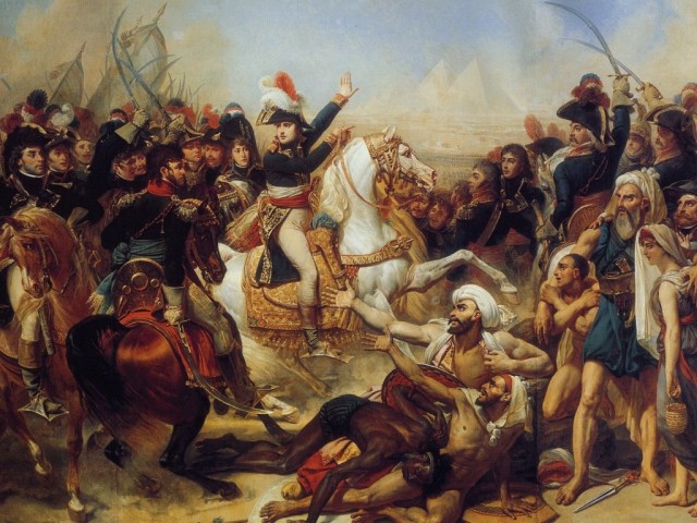 The Battle of the Pyramids by Baron Antoine-Jean Gros