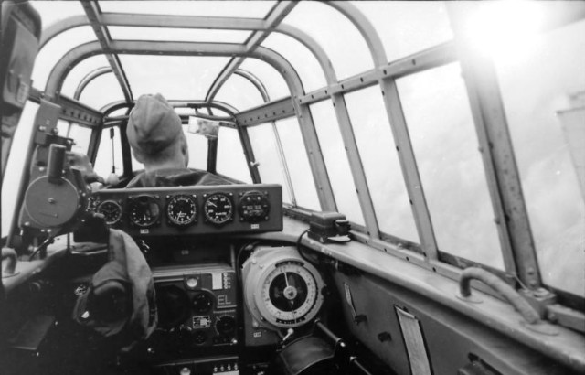 Flugzeug Messerschmitt Me 110, Cockpit