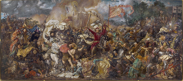 'The Battle of Grundwald' by Jan Matejko, 19th century, wikipedia