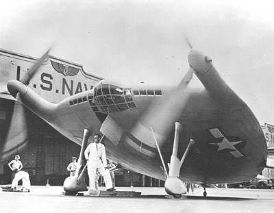 Ground testing of the V-173, c. 1942