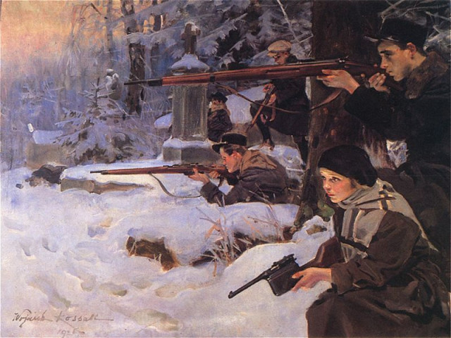 Lviv Eaglets, young defenders from Polish-Ukrainian War and Polish-Soviet War, 1918-1920 (Wikipedia)