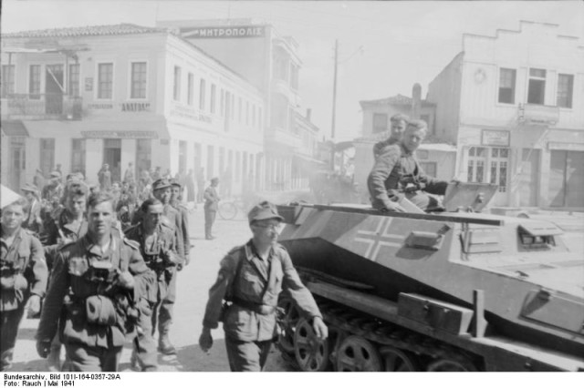 Athen, Einmarsch deutscher Truppen