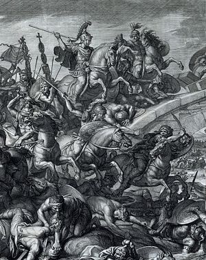 Battle of Milvian Bridge by Le Brun