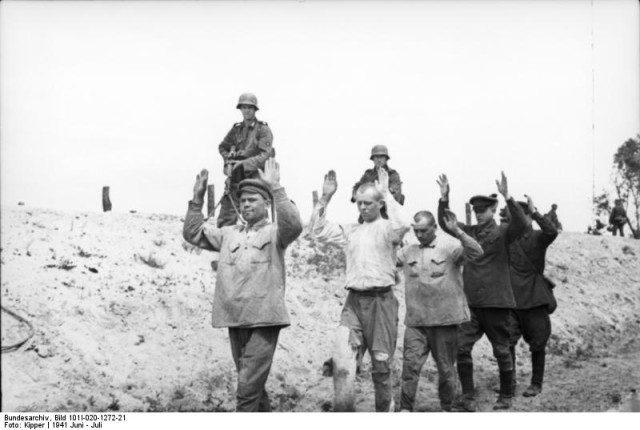 Soviet POWs, captured at summer, 1941