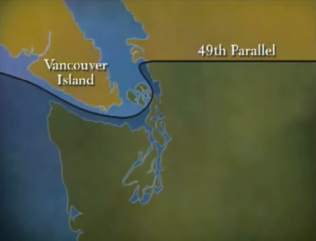 https://www.youtube.com/watch?v=RmG0FGQt-Kc The British want the maritime border in the Rosario Strait