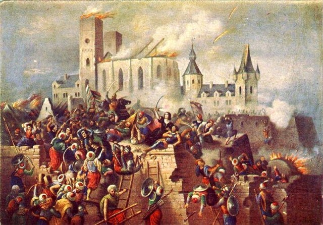 Siege of Eger Castle. Source: Wikipedia