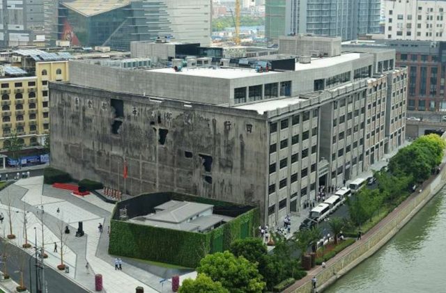 Sihang Warehouse today - as a museum of the battle Image source: http://www.straitstimes.com/asia/east-asia/china-shines-spotlight-on-wwii-heroes